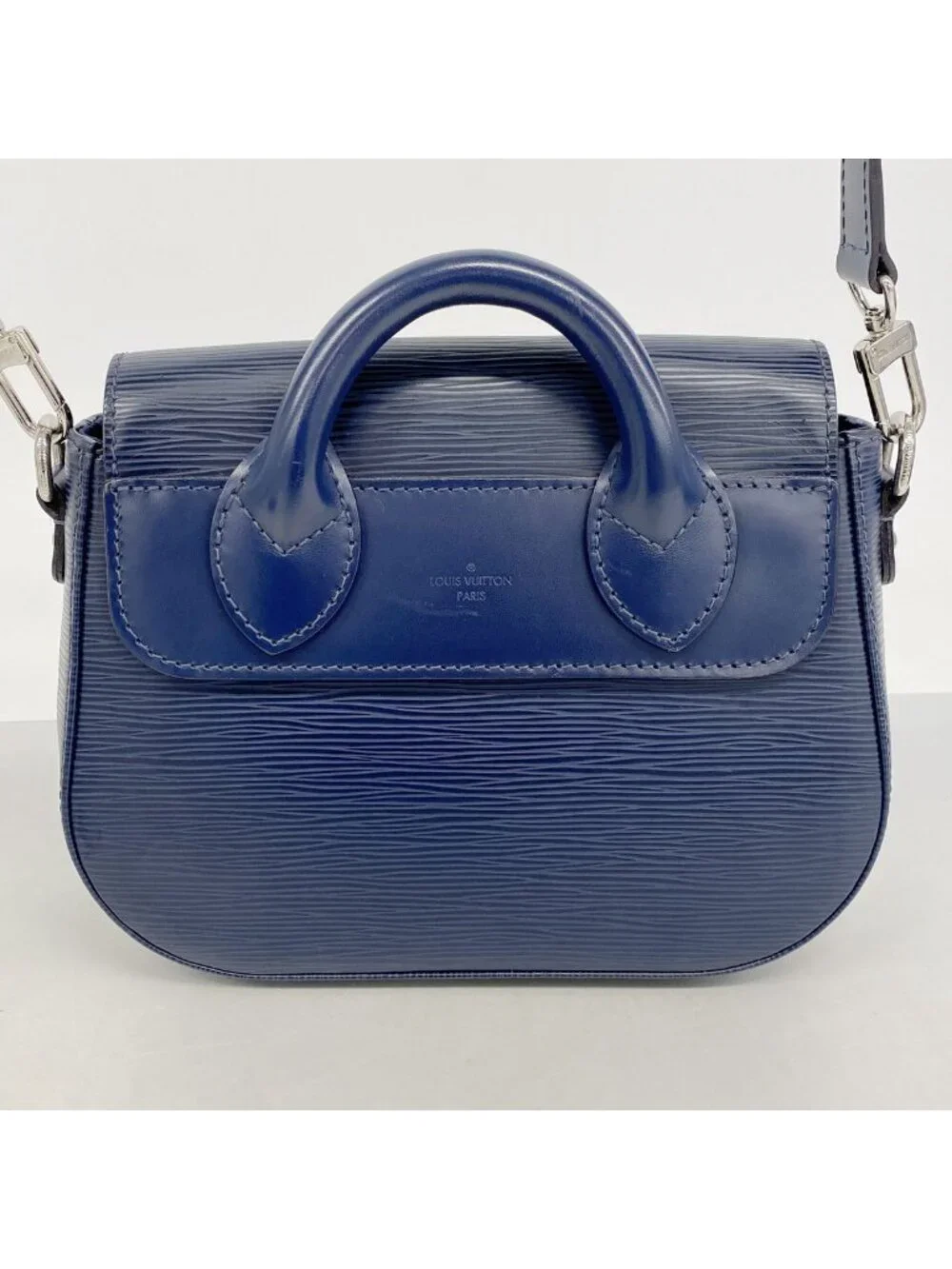 Louis Vuitton Handbag Epi Eden PM Andigo Blue 2-Way Bag